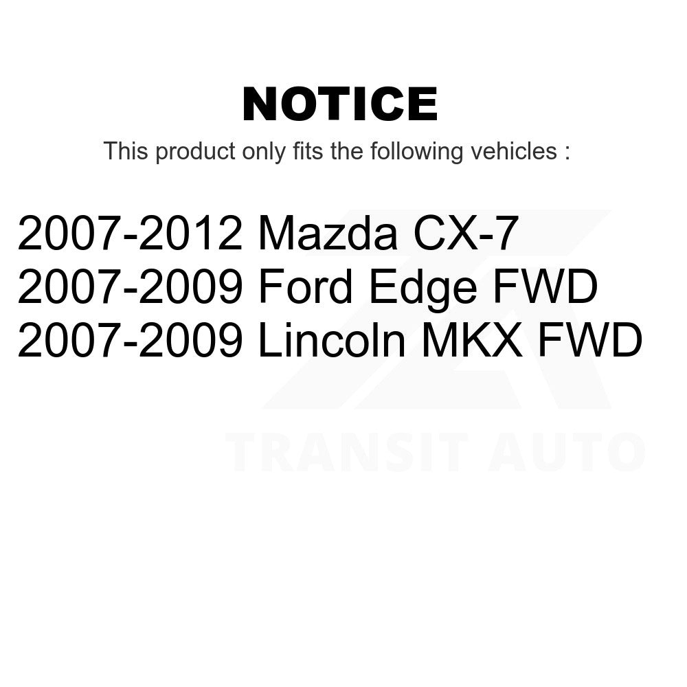 Front Disc Brake Rotor 8-980524 For Ford Edge Mazda CX-7 Lincoln MKX
