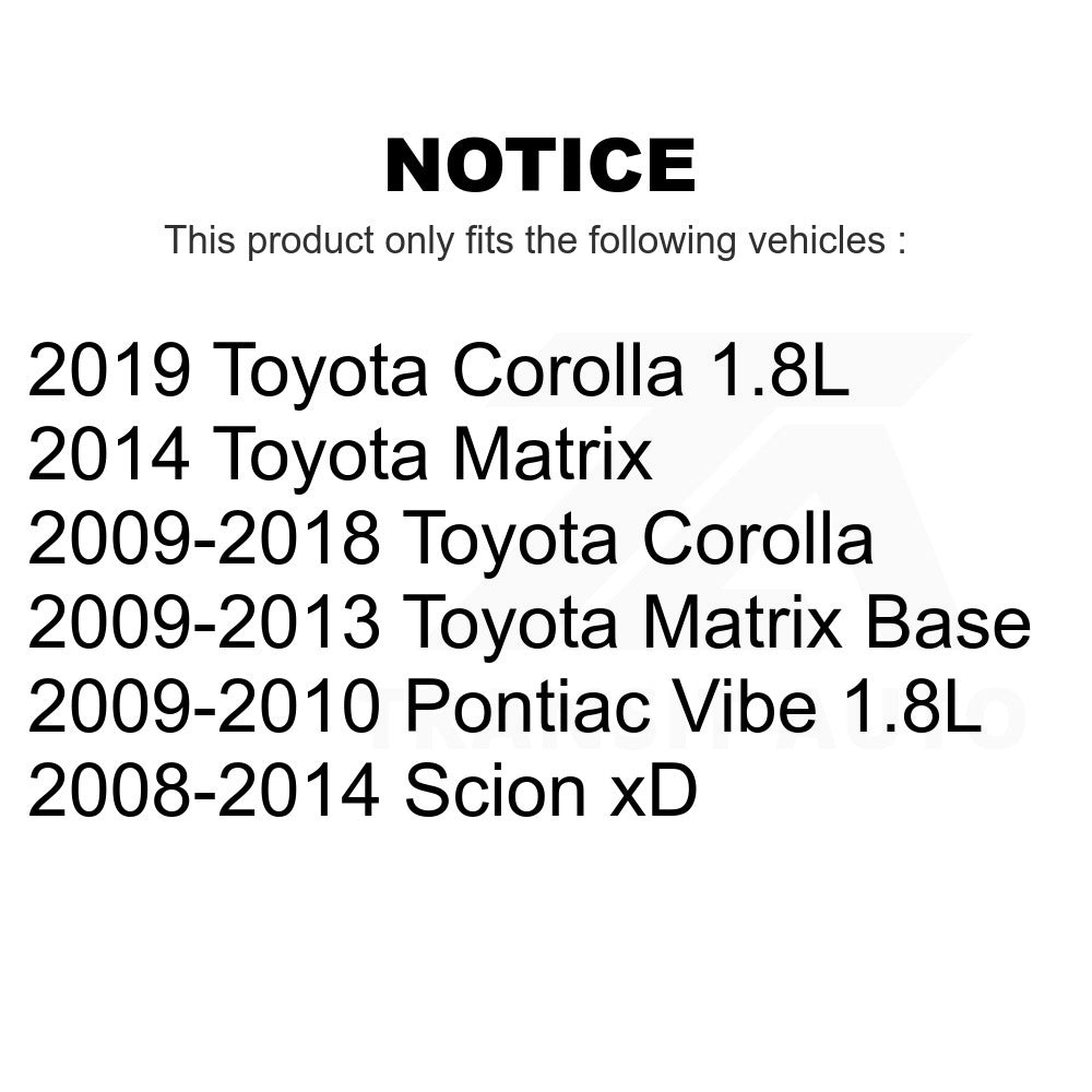 Front Disc Brake Rotor 8-980629 For Toyota Corolla Scion xD Matrix Pontiac Vibe
