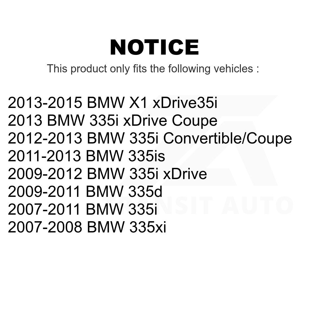 Front Disc Brake Rotor 8-980650 For BMW 335i X1 xDrive 335xi 335d 335is