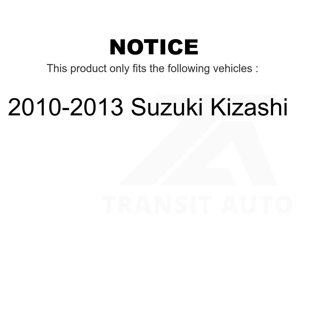 Front Disc Brake Rotor 8-980807 For 2010-2013 Suzuki Kizashi