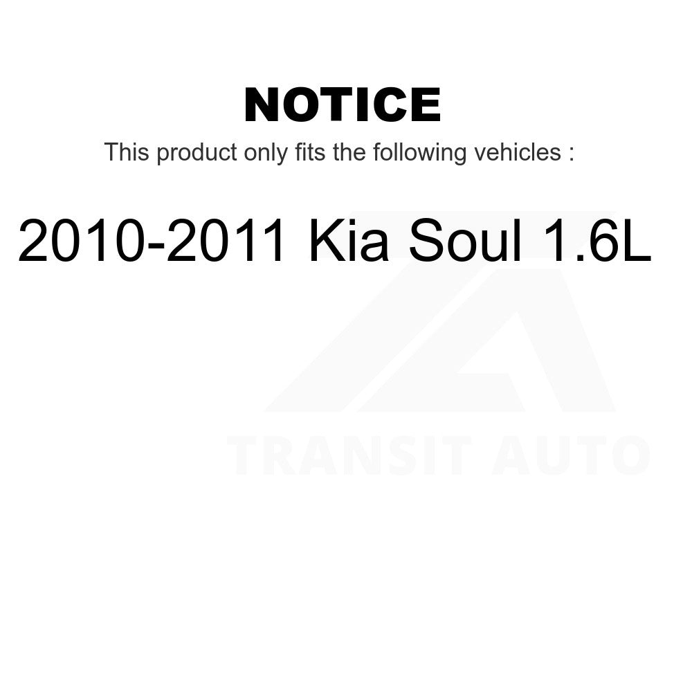 Front Disc Brake Rotor 8-980842 For 2010-2011 Kia Soul 1.6L