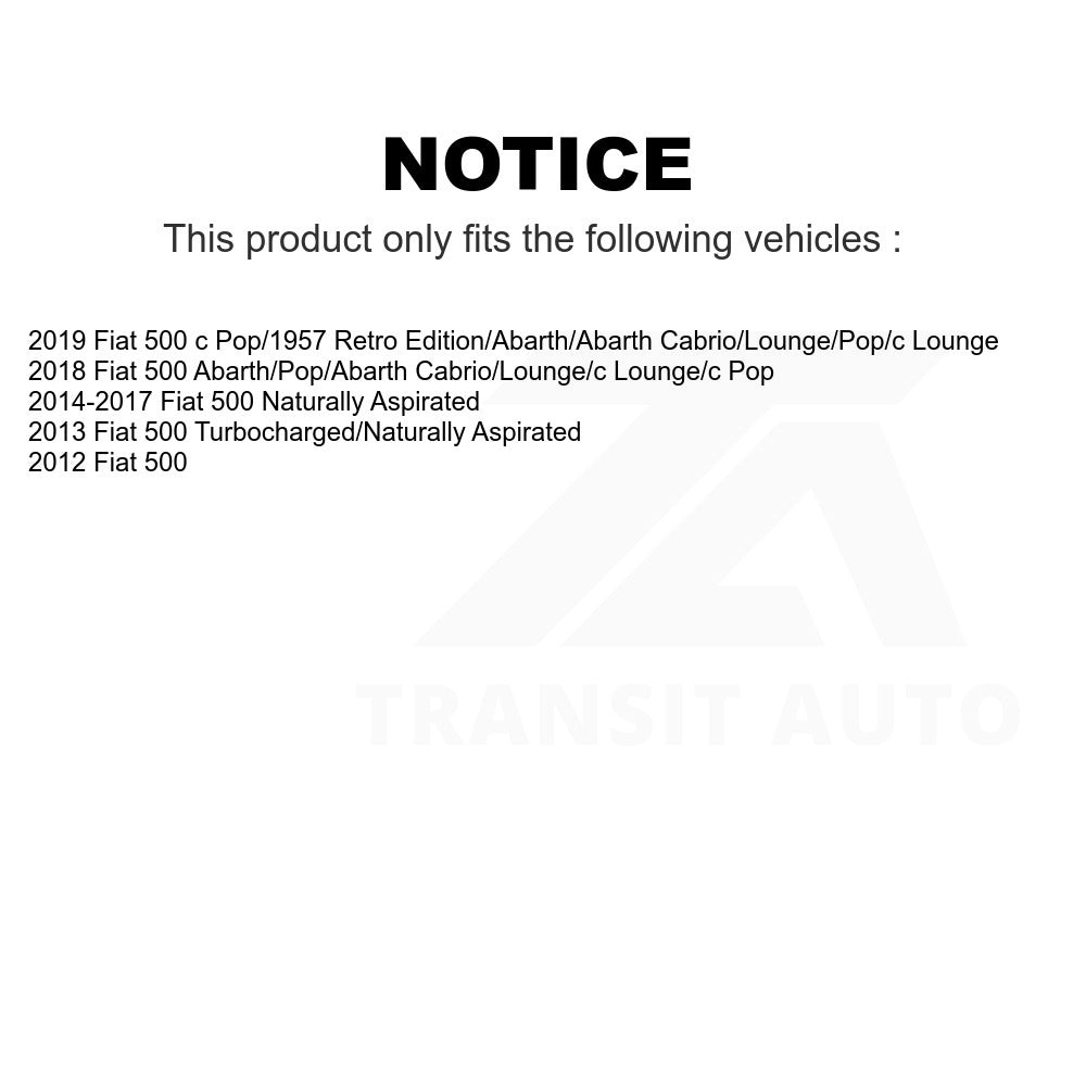 Rear Disc Brake Rotor 8-980949 For Fiat 500