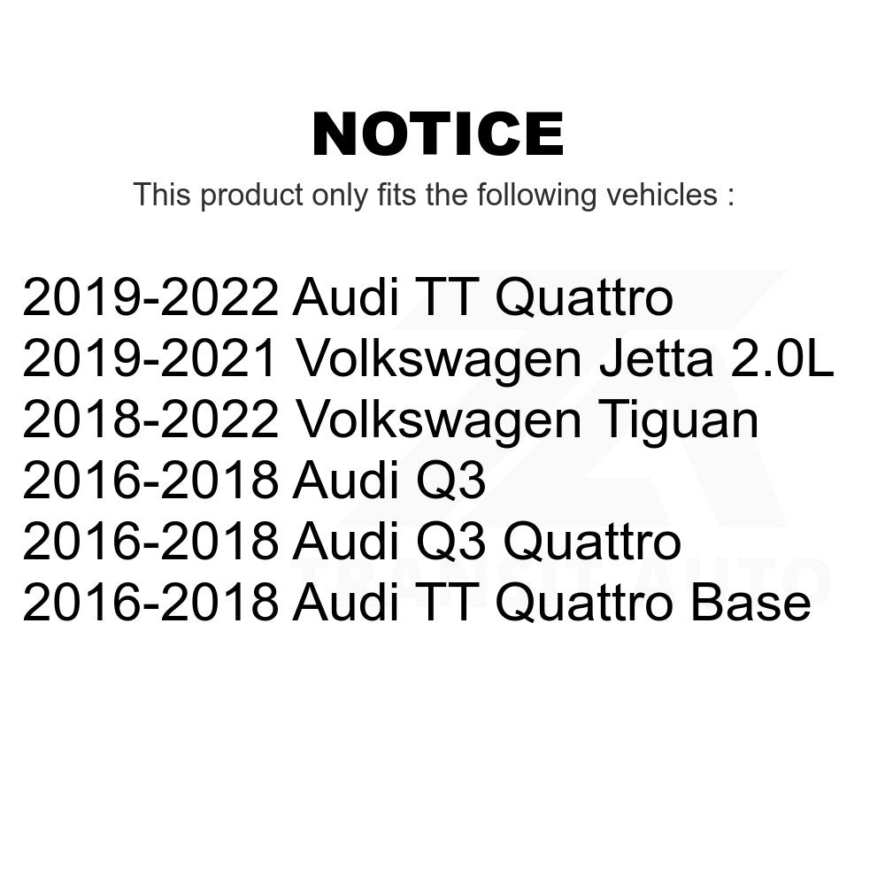 Rear Disc Brake Rotor 8-981786 For Volkswagen Tiguan Jetta Audi Q3 Quattro TT