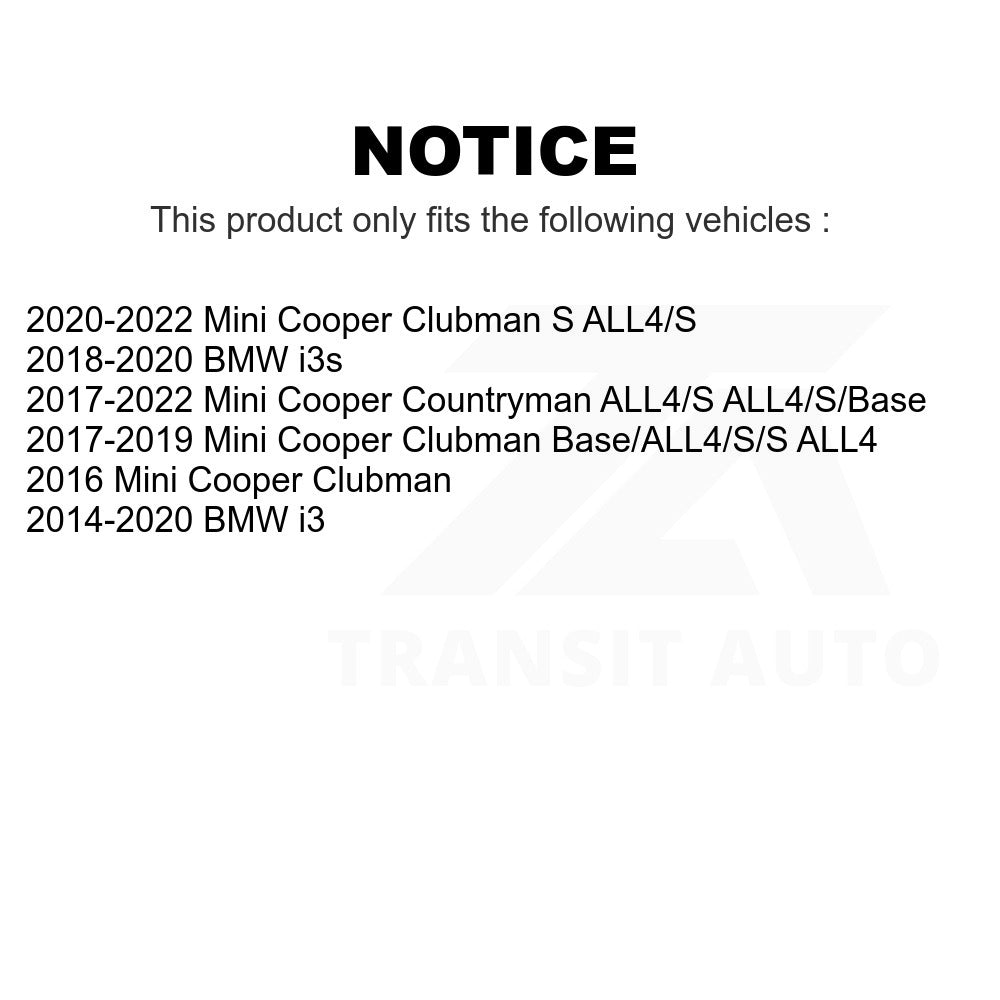 Rear Disc Brake Rotor 8-982069 For Mini Cooper Countryman BMW i3 Clubman i3s