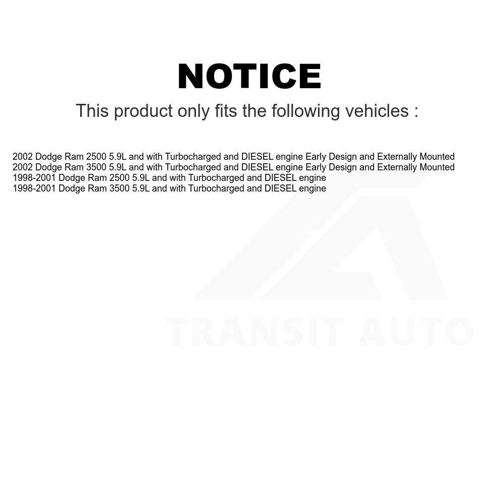 Electric Fuel Pump AGY-00210088 For Dodge Ram 2500 3500 5.9L with Turbocharged DIESEL engine