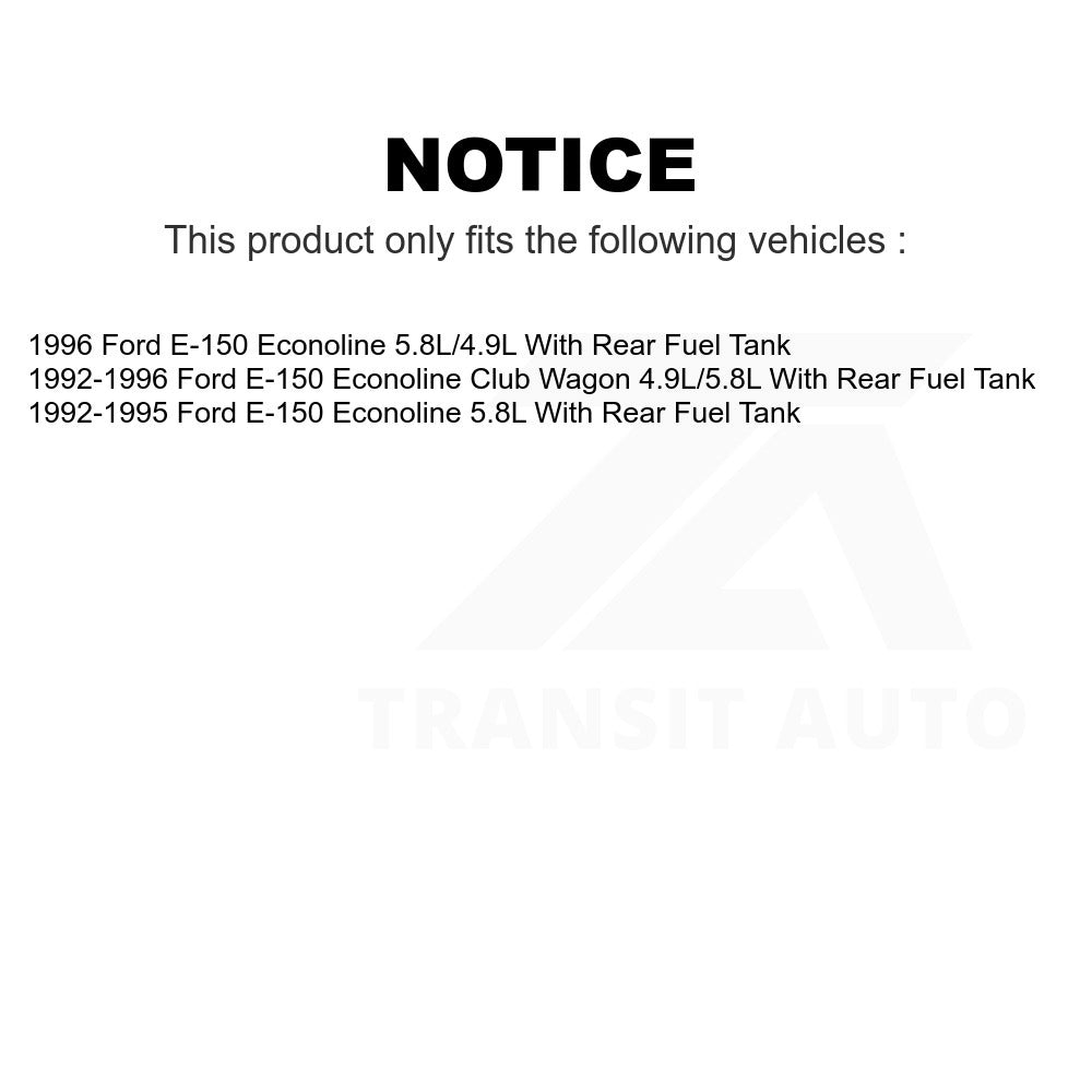 Fuel Pump Module Assembly AGY-00310115 For Ford E-150 Econoline Club Wagon With Rear Tank