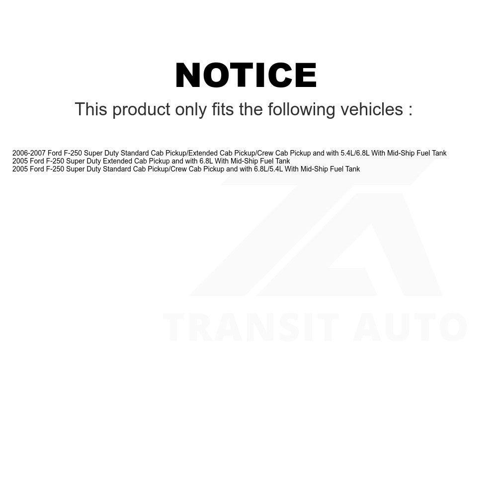 Fuel Pump Module Assembly AGY-00310140 For Ford F-250 Super Duty With Mid-Ship Tank