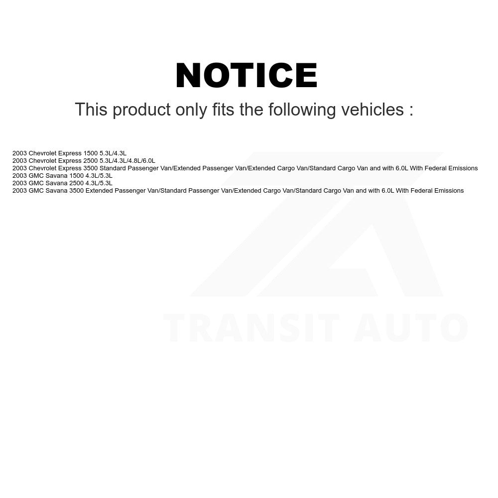 Fuel Pump Module Assembly AGY-00310244 For 2003-2003 Chevrolet Express 3500 GMC 1500 2500 Savana