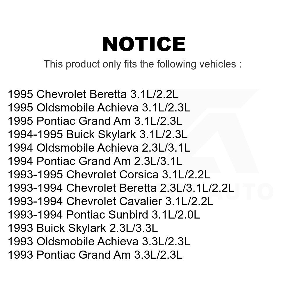 Fuel Pump Module Assembly AGY-00310289 For Chevrolet Pontiac Cavalier Grand Am Corsica Buick Skylark Beretta Sunbird Oldsmobile Achieva