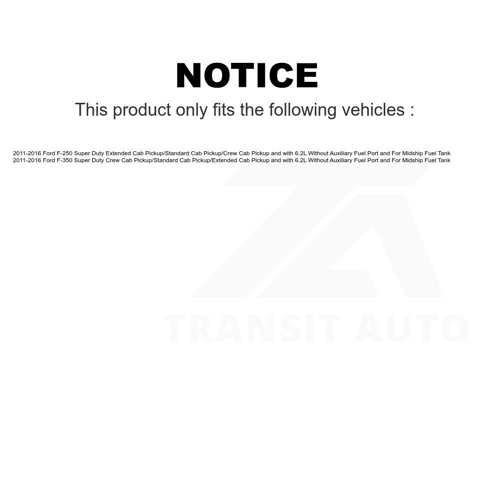 Fuel Pump Module Assembly AGY-00310512 For 2011-2016 Ford F-250 Super Duty F-350 Without Auxiliary Port Midship Tank