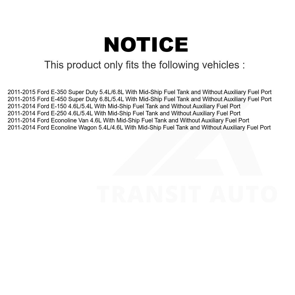 Fuel Pump Module Assembly AGY-00310664 For Ford E-350 Super Duty E-250 E-150 E-450 Econoline Van Wagon With Mid-Ship Tank Without Auxiliary Port