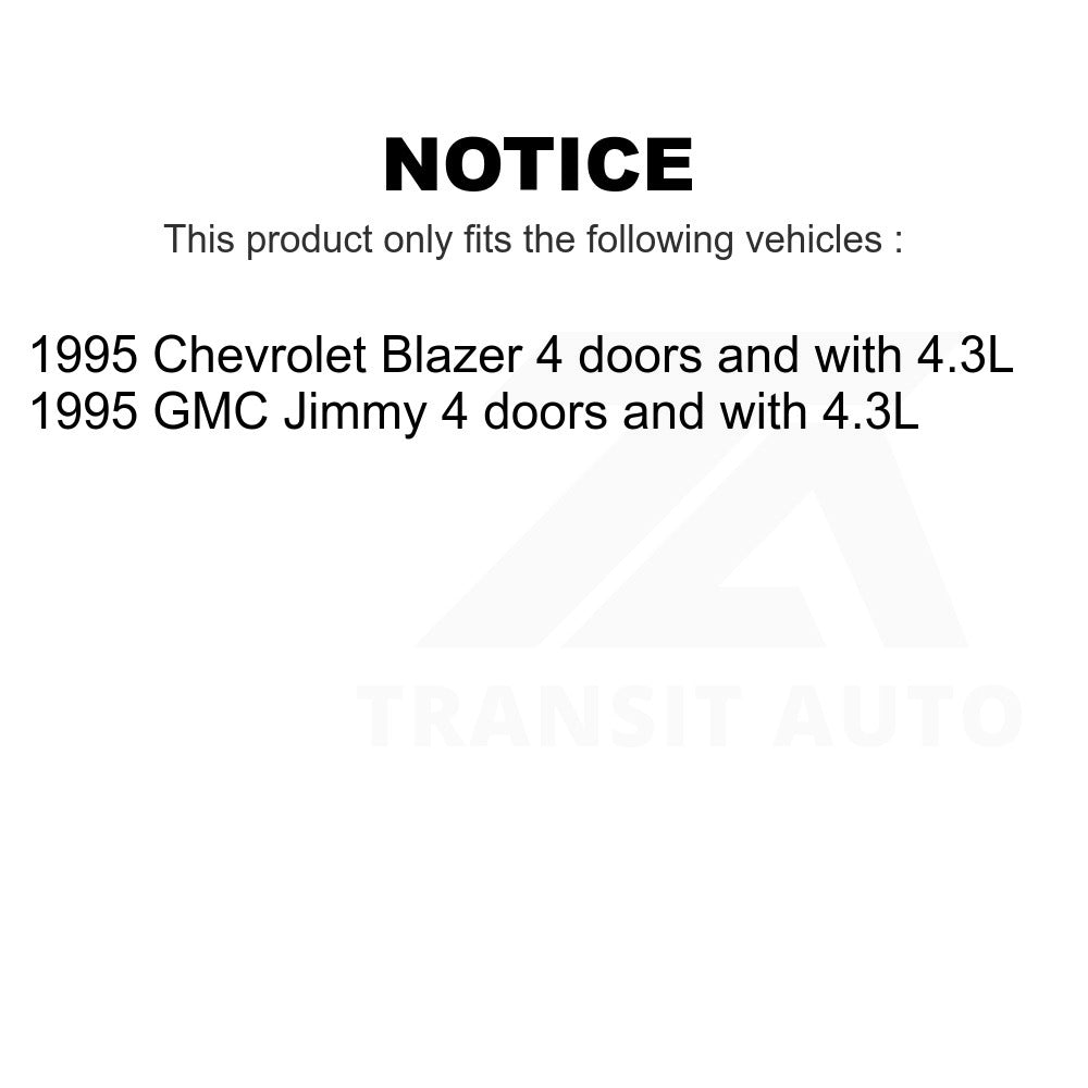 Fuel Pump Sender Assembly AGY-00310832 For 1995-1995 Chevrolet Blazer GMC Jimmy 4 doors with 4.3L