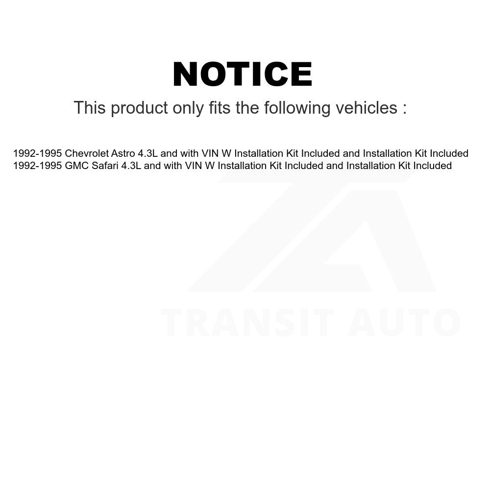 Fuel Pump Sender Assembly AGY-00310850 For 1992-1995 Chevrolet Astro GMC Safari Installation Kit Included 4.3L with VIN W