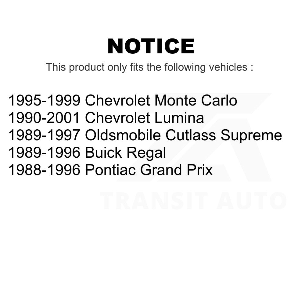 Fuel Tank Strap AGY-01110070 For Chevrolet Lumina Buick Regal Monte Carlo Oldsmobile Cutlass Supreme Pontiac Grand Prix