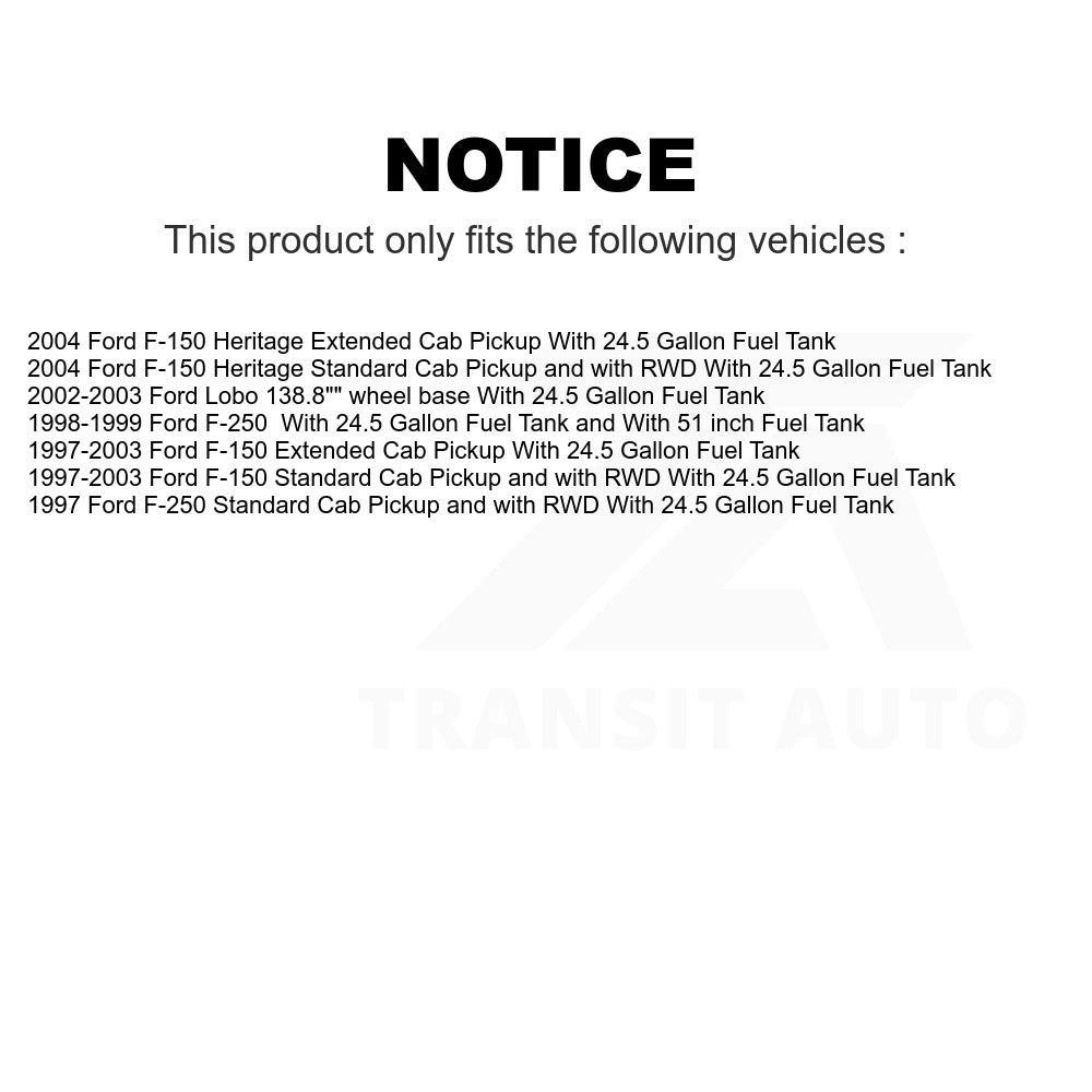 Fuel Tank Strap AGY-01110127 For Ford F-150 Heritage F-250 Lobo