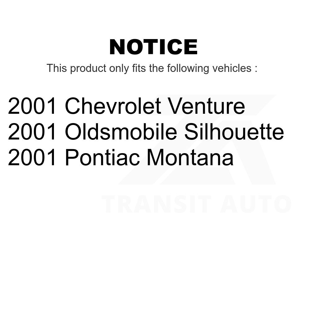 Fuel Tank Strap AGY-01110189 For 2001-2001 Chevrolet Venture Pontiac Montana Oldsmobile Silhouette