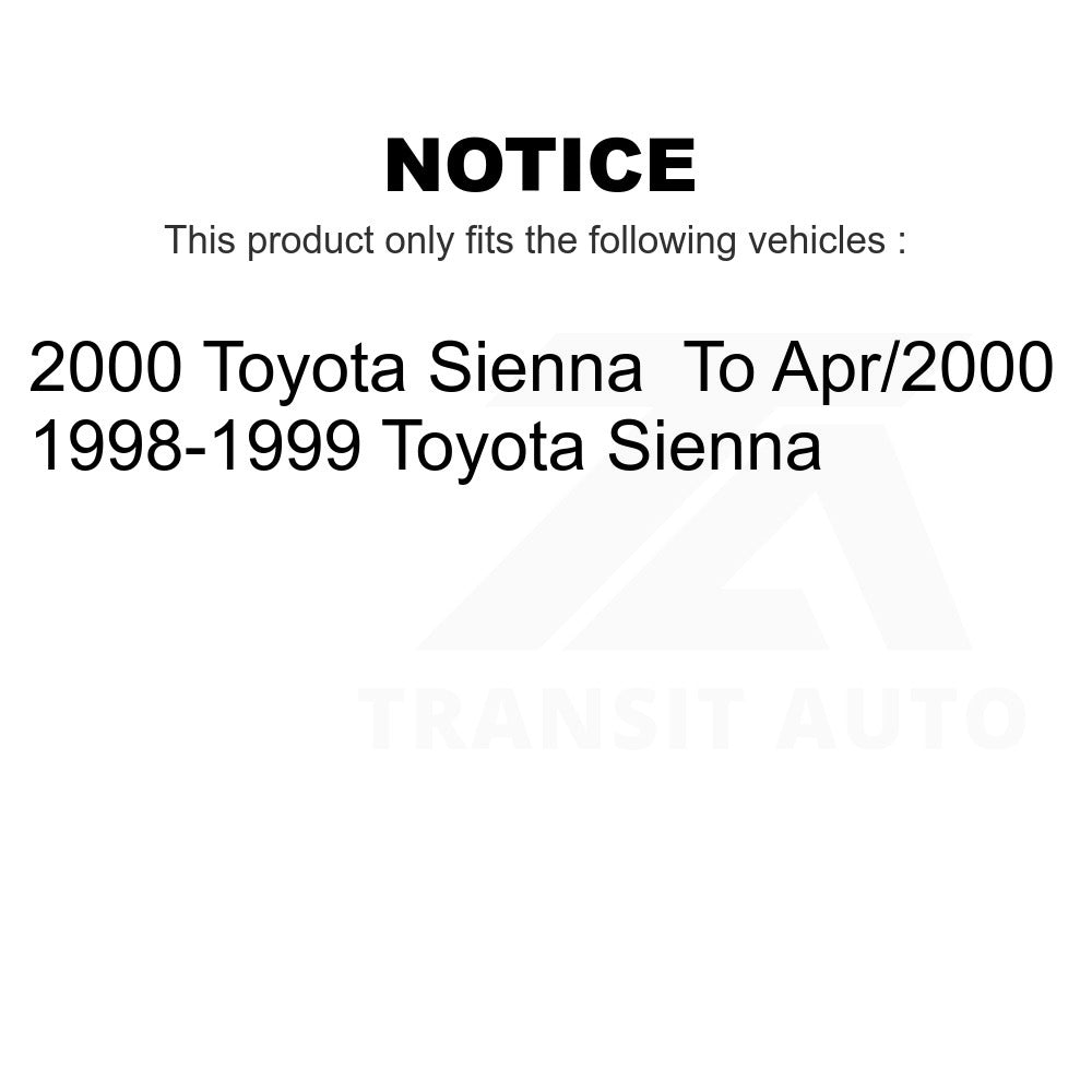 Fuel Tank Strap AGY-01110245 For Toyota Sienna