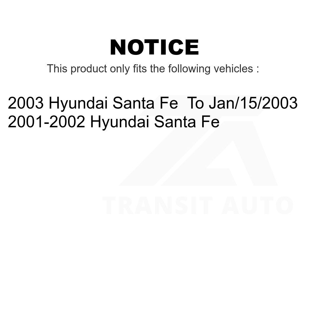 Fuel Tank Strap AGY-01110258 For Hyundai Santa Fe