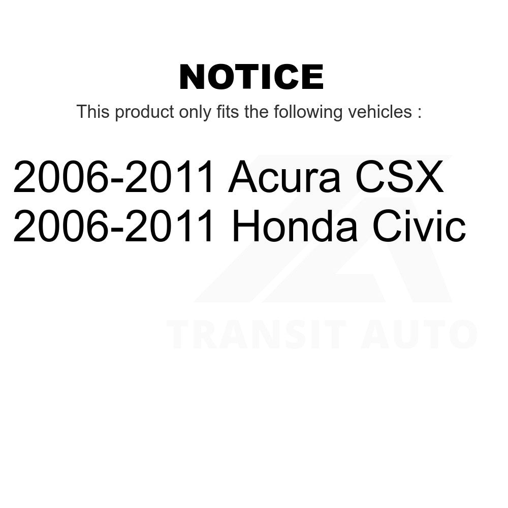 Fuel Tank Strap AGY-01110261 For 2006-2011 Honda Civic Acura CSX