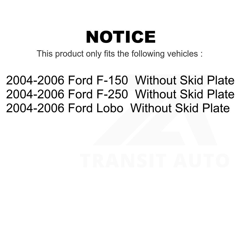 Fuel Tank Strap AGY-01110293 For 2004-2006 Ford F-150 Lobo F-250 Without Skid Plate