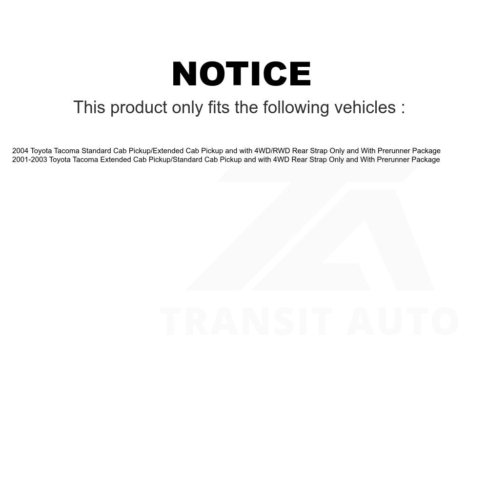 Rear Fuel Tank Strap AGY-01110308 For Toyota Tacoma Only With Prerunner Package