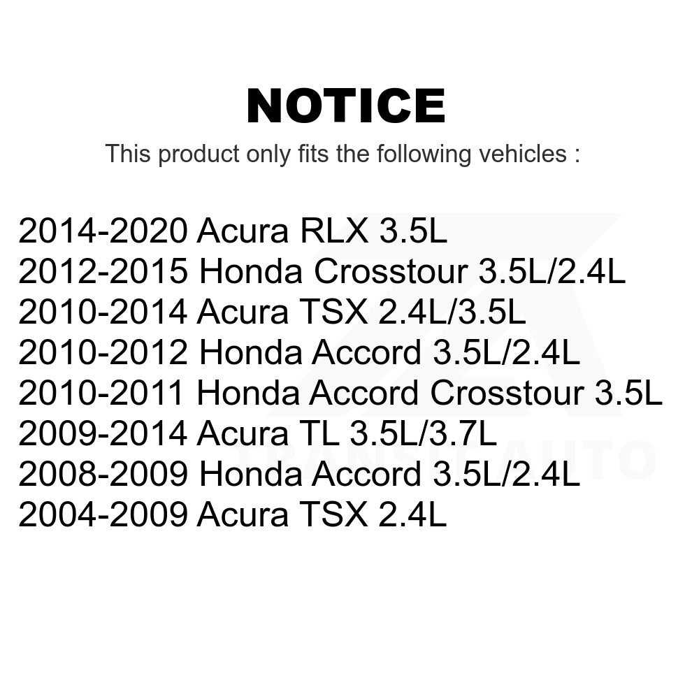 Fuel Tank Strap AGY-01110425 For Honda Accord Acura TSX TL Crosstour RLX