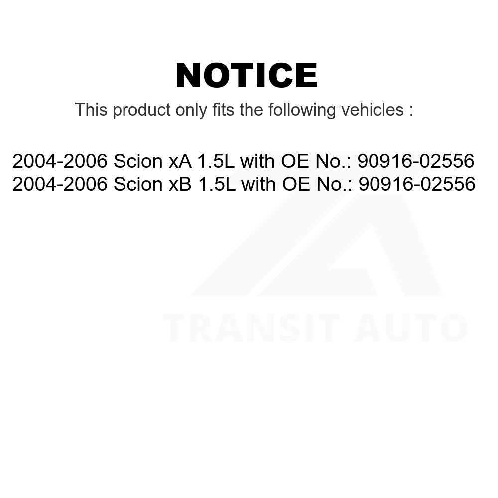 Water Pump Alternator Air Conditioning Accessory Drive Belt BAN-4PK1205 For 2004-2006 Scion xB xA with OE No.90916-02556 1.5L