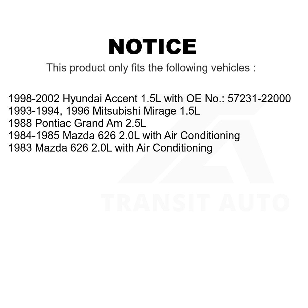 Accessory Drive Belt BAN-4PK590 For Hyundai Accent Pontiac Grand Am Mazda 626 Mitsubishi Mirage