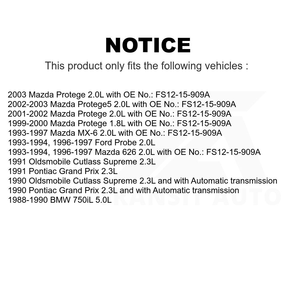 Accessory Drive Belt BAN-5PK1170 For Mazda Protege Protege5 626 Ford Probe MX-6 Oldsmobile Cutlass Supreme Pontiac Grand Prix BMW 750iL