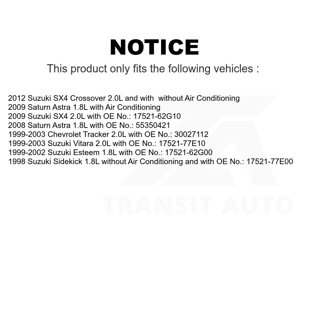 Accessory Drive Belt BAN-5PK1550 For Chevrolet Tracker Suzuki SX4 Saturn Astra Vitara Esteem Sidekick Crossover