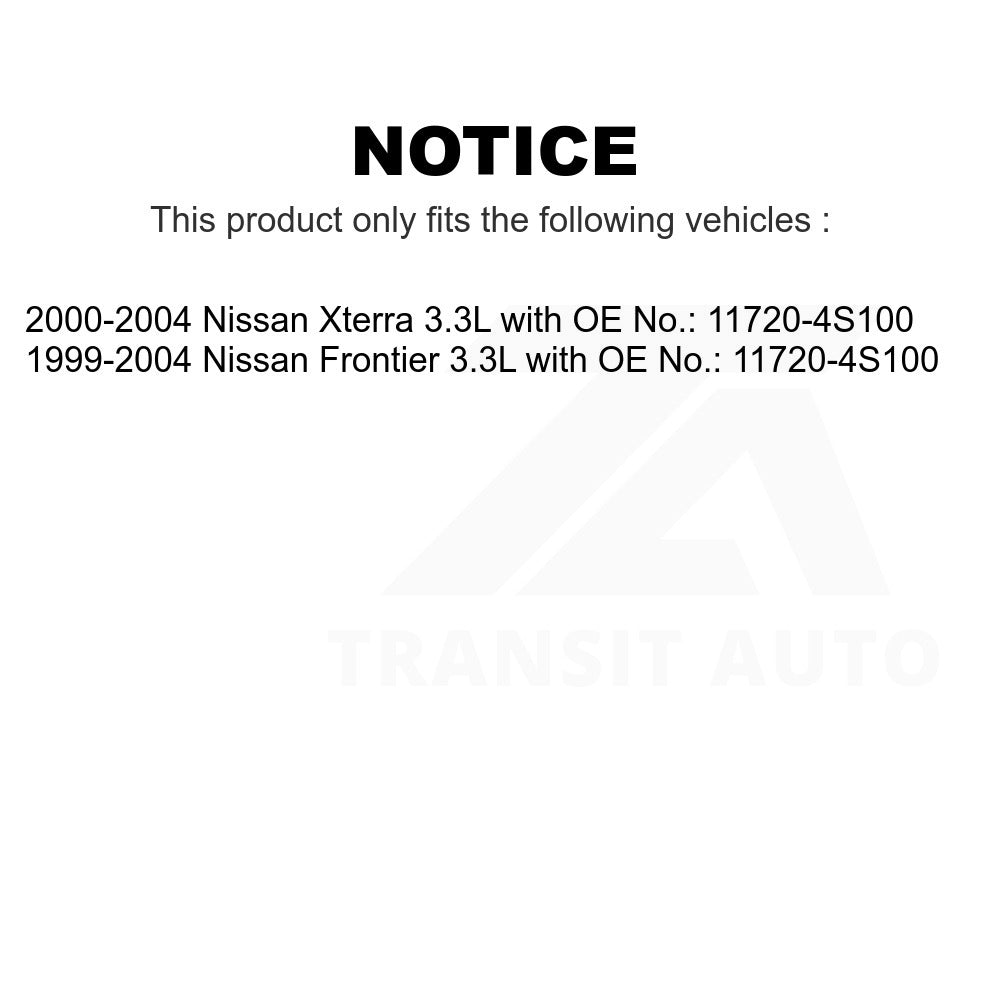 Alternator Accessory Drive Belt BAN-5PK800 For Nissan Frontier Xterra with OE No.11720-4S100 3.3L
