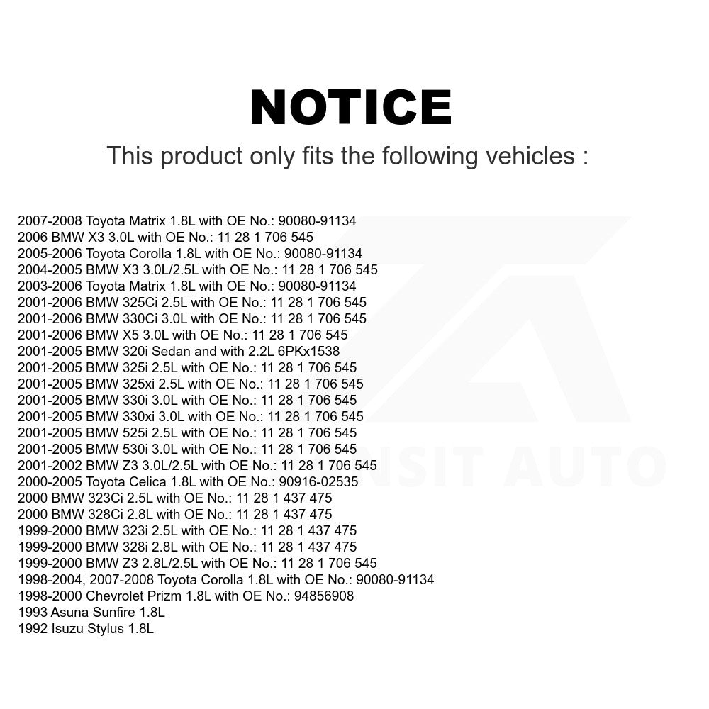 Accessory Drive Belt BAN-6PK1540 For Toyota Corolla BMW Matrix X5 325i Celica X3 325Ci 330Ci 530i Z3 525i 330i 325xi 323i Chevrolet Prizm 328i 330xi 323Ci 328Ci Isuzu Stylus Asuna 320i Sunfire