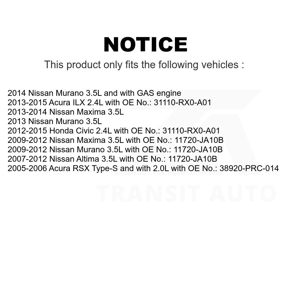 Accessory Drive Belt BAN-7PK1700 For Nissan Honda Civic Altima Murano Maxima Acura ILX RSX