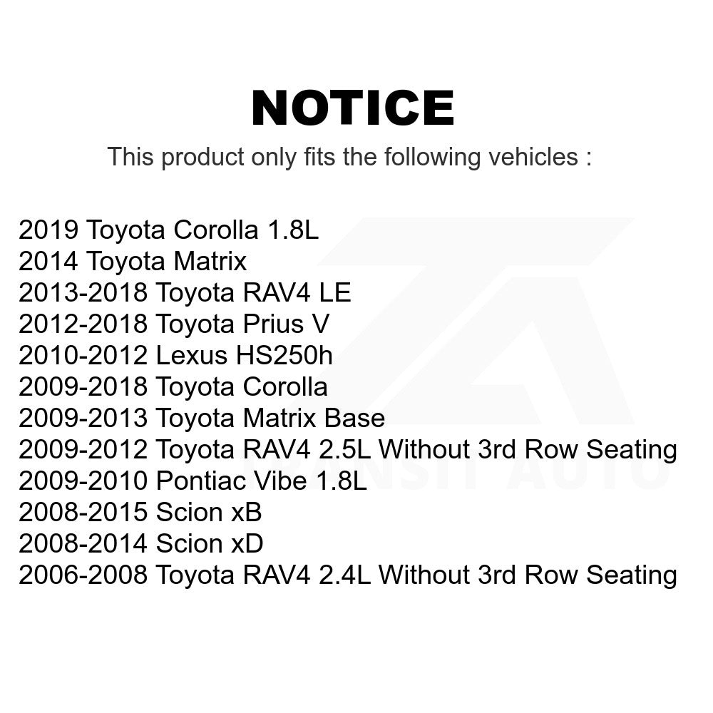 Front Ceramic Disc Brake Pads CMX-D1210 For Toyota Corolla RAV4 Scion xB Prius V xD Matrix Pontiac Vibe Lexus HS250h