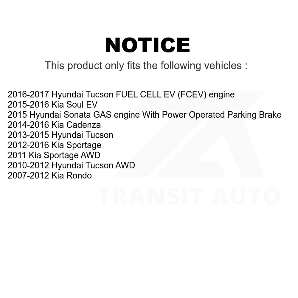 Front Ceramic Disc Brake Pads CMX-D1295 For Hyundai Tucson Kia Sonata Sportage Rondo Cadenza Soul EV