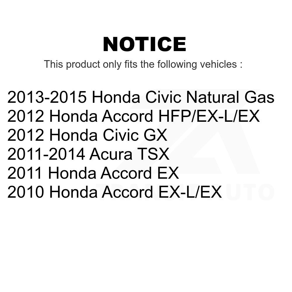 Front Ceramic Disc Brake Pads CMX-D1506 For Honda Civic Accord Acura TSX