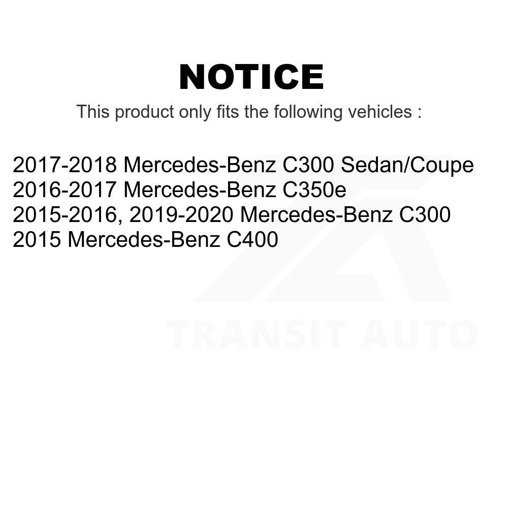 Rear Ceramic Disc Brake Pads CMX-D1795 For Mercedes-Benz C300 C400 C350e