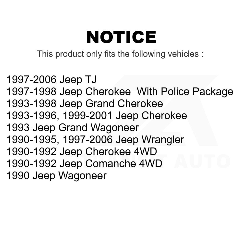 Front Ceramic Disc Brake Pads CMX-D477 For Jeep Wrangler Cherokee Grand Comanche Wagoneer TJ