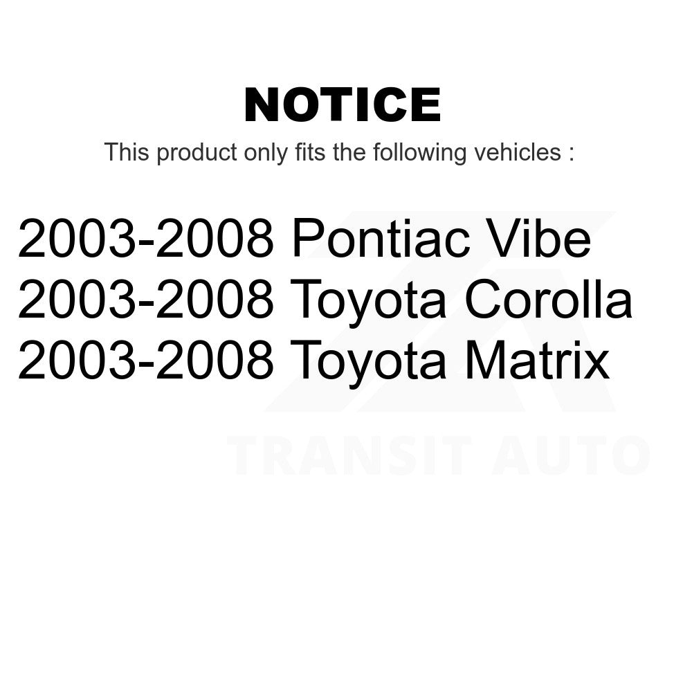 Front Ceramic Disc Brake Pads CMX-D923 For 2003-2008 Toyota Corolla Matrix Pontiac Vibe