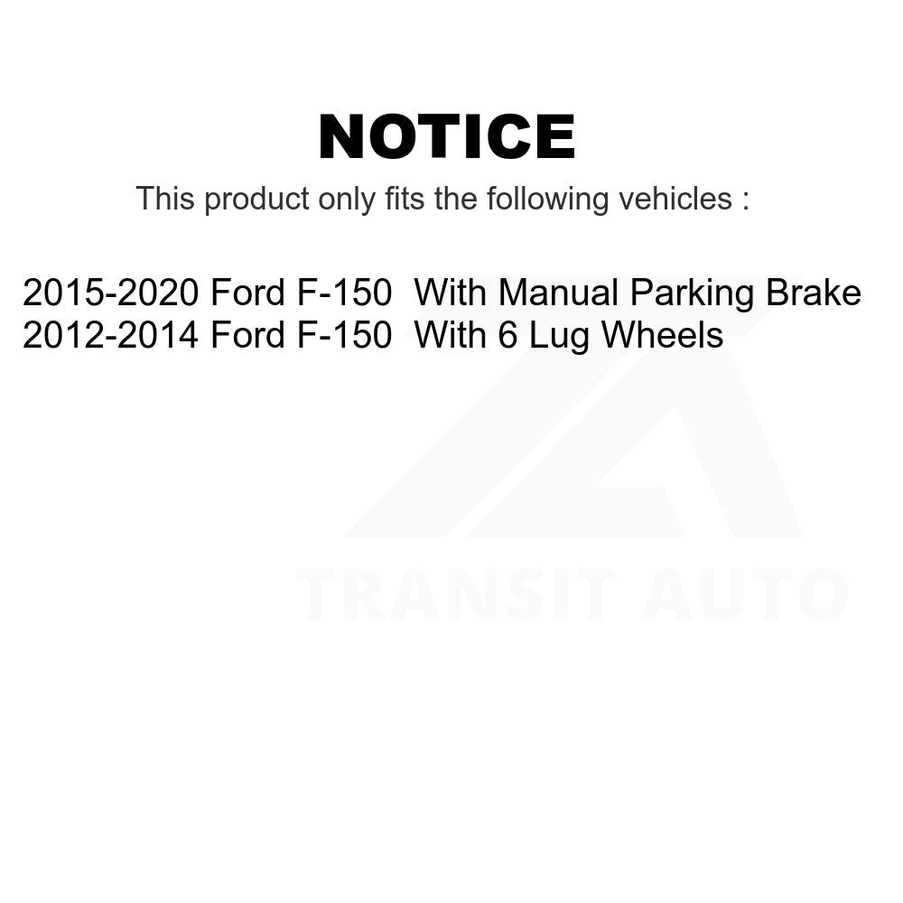 Rear Disc Brake Rotor DS1-680976 For Ford F-150
