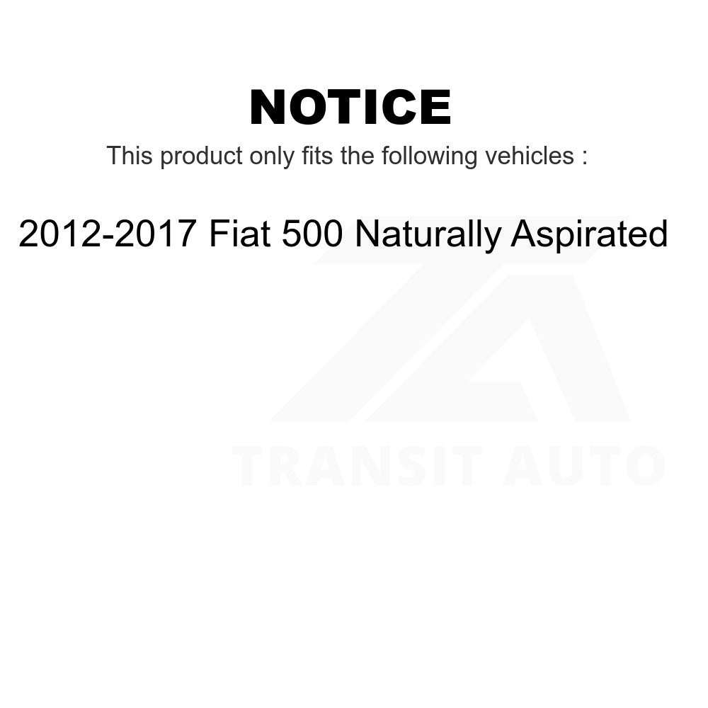 Front Disc Brake Rotor DS1-980950 For 2012-2017 Fiat 500 Naturally Aspirated