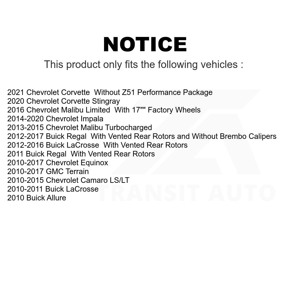 Front Disc Brake Rotor GCR-580746 For Chevrolet Equinox GMC Terrain Malibu Camaro Buick Impala LaCrosse Regal Limited Corvette Allure