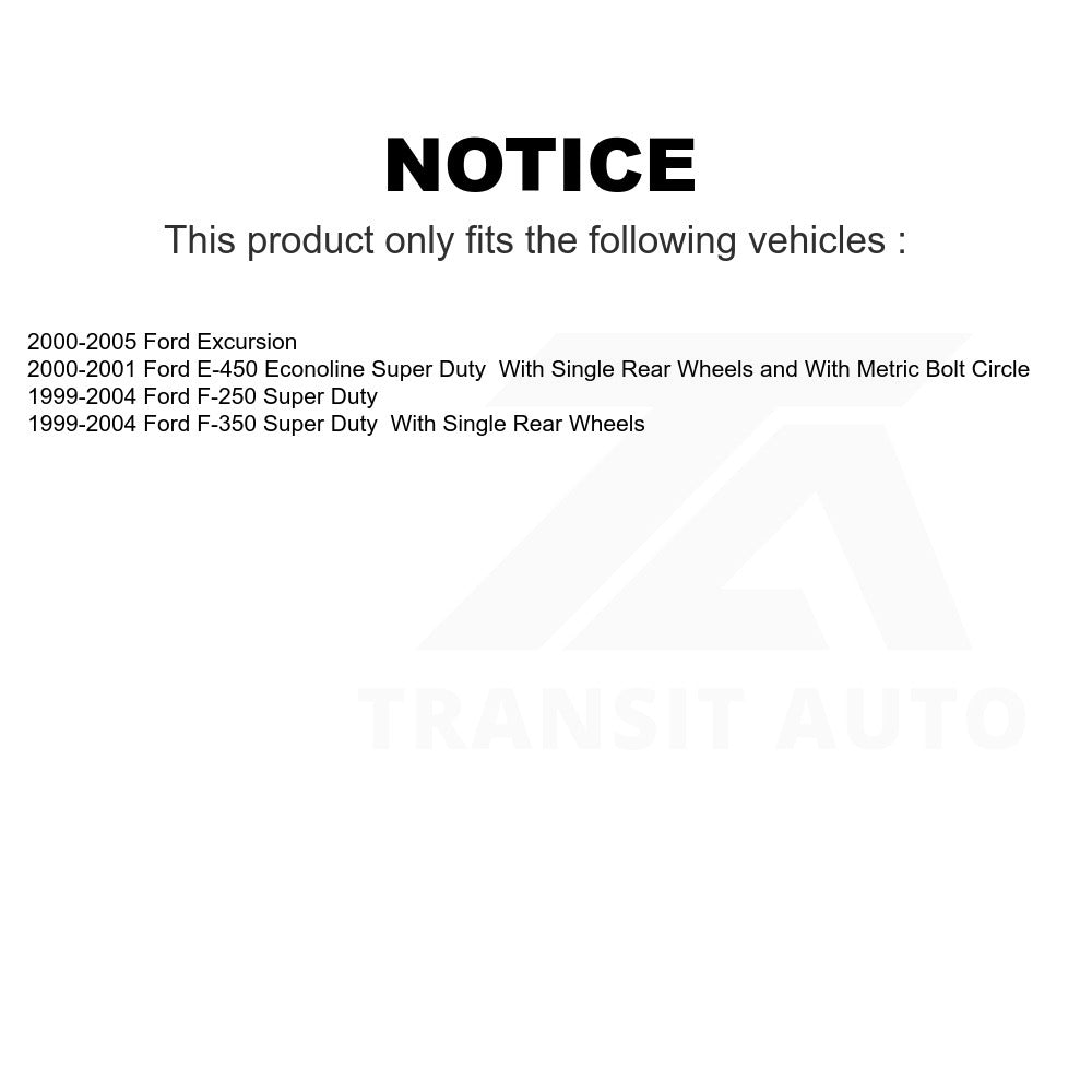 Rear Disc Brake Rotor GCR-66823 For Ford F-250 Super Duty F-350 Excursion E-450 Econoline