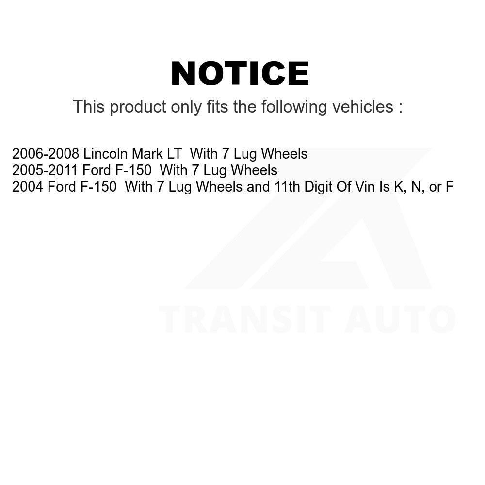 Rear Disc Brake Rotor GCR-680183 For Ford F-150 Lincoln Mark LT