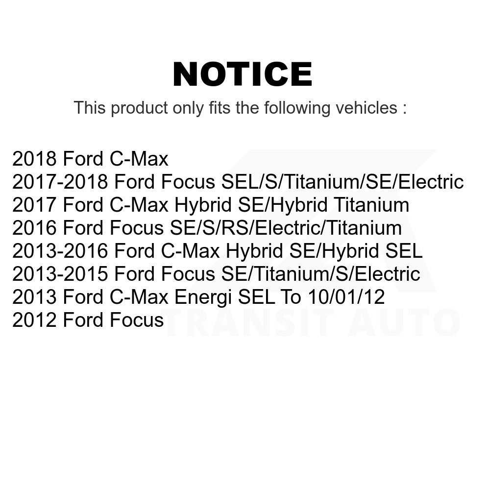 Front Disc Brake Rotor GCR-680930 For Ford Focus C-Max