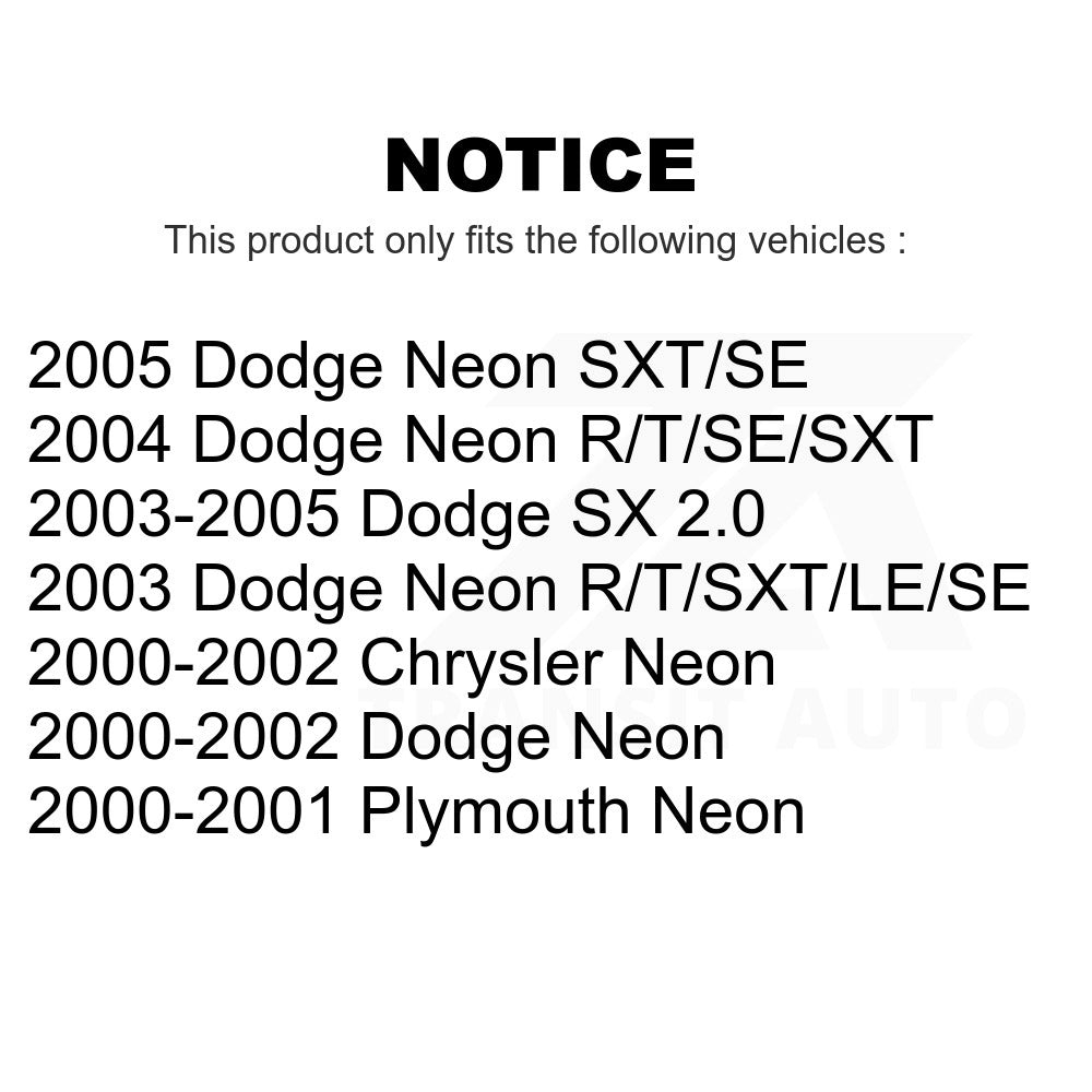 Front Disc Brake Rotor GCR-76912 For Neon Dodge Plymouth Chrysler SX 2.0
