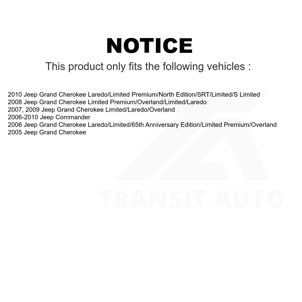 Front Disc Brake Rotor GCR-780289 For Jeep Grand Cherokee Commander