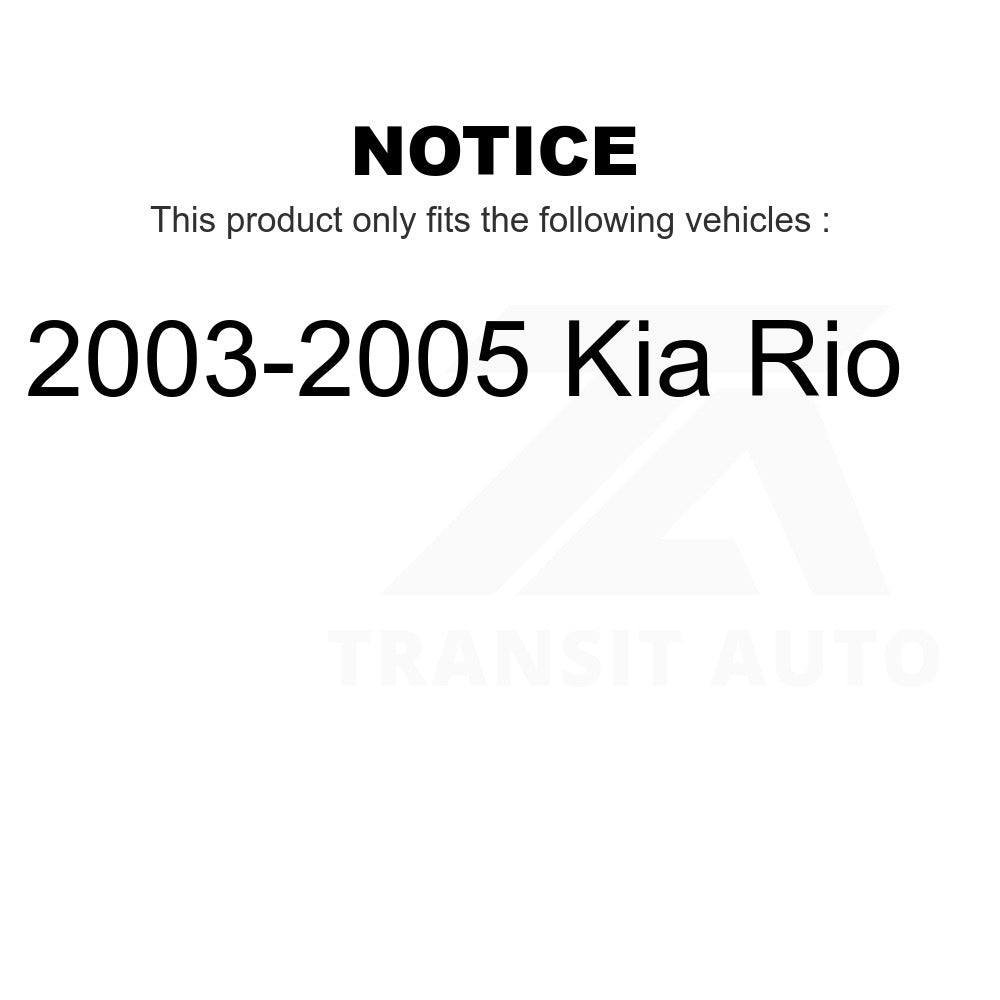 Front Disc Brake Rotor GCR-980241 For 2003-2005 Kia Rio