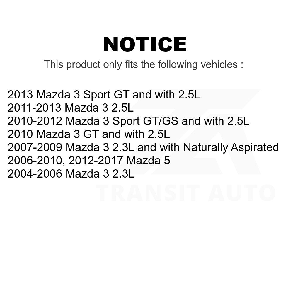 Front Disc Brake Rotor GCR-980283 For Mazda 3 5 Sport
