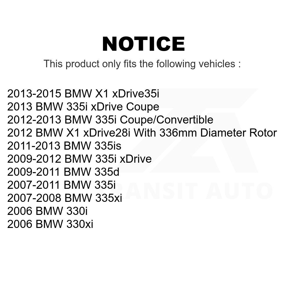 Rear Disc Brake Rotor GCR-980485 For BMW 335i X1 xDrive 330i 335xi 335d 330xi 335is